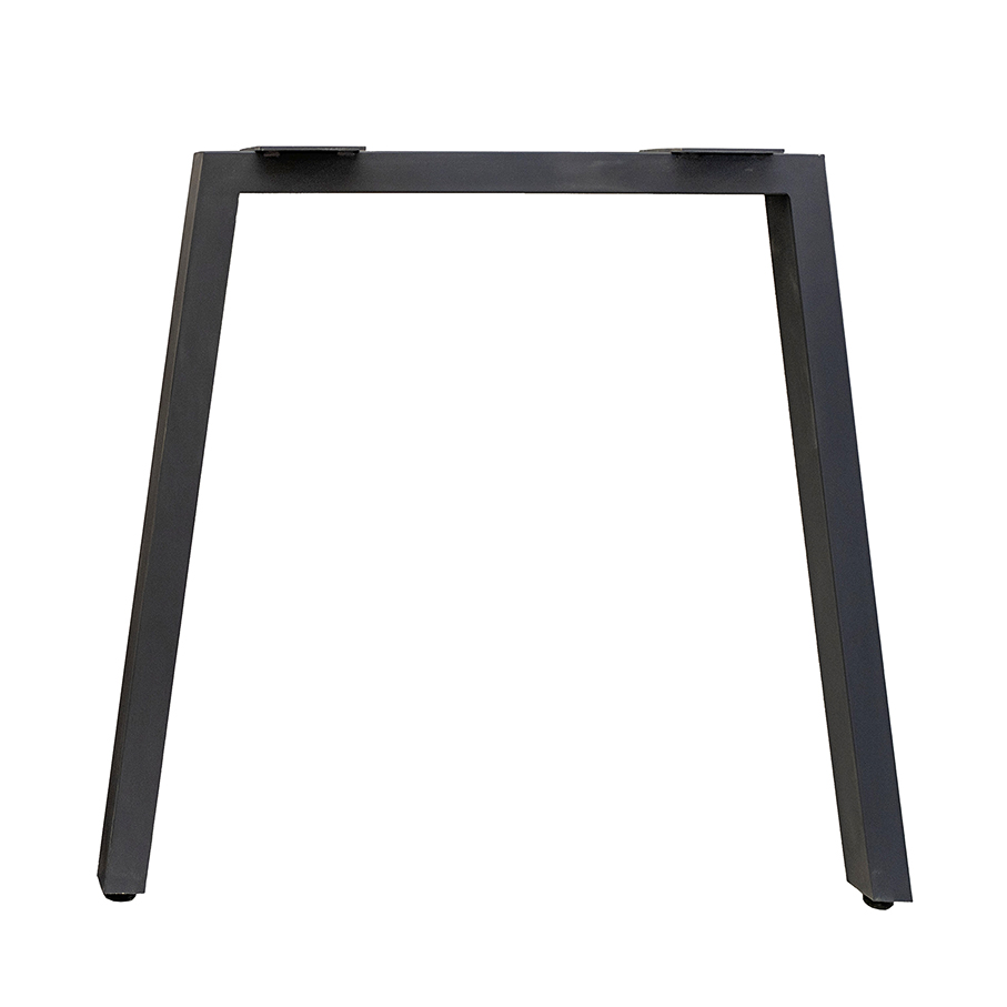 Tischgestell Trapez aus Stahl 80/60×72,5 cm Anthrazit RAL 7024